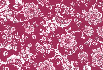 Westfalenstoffe Baumwolle Heidelberg Blumen rot 