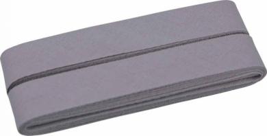 Schrägband 5m Cupon 20mm grau 
