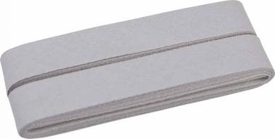 Schrägband 5m Cupon 20mm hellgrau 