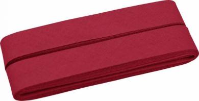 Schrägband 5m Cupon 20mm mittelrot 