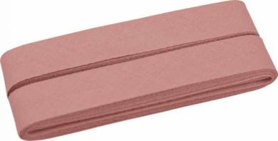 Schrägband 5m Cupon 20mm altrosa 
