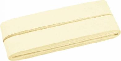 Schrägband 5m Cupon 20mm creme 