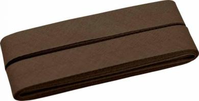 Schrägband 5m Cupon 20mm dunkelbraun 