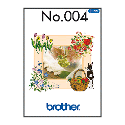 Brother Stickmuster-Kollektion Frühling No. 004 