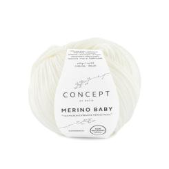 Merino-Baby Naturweiß 