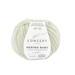 Merino-Baby weißgrün 