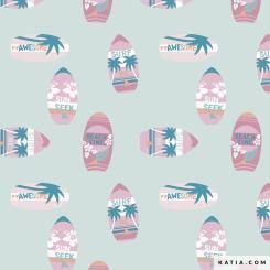 Surf Breeze Jersey von Katia Stoffe 