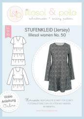 Stufenkleid Jersey women lillesol&pelle Schnittmuster Größe 34-50 