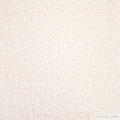 Katia Stoff Plüschstoff Sherpa Fabric in der Farbe Creme 