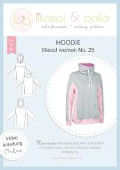 Hoodie women lillesol&pelle Schnittmuster Größe 34-50 