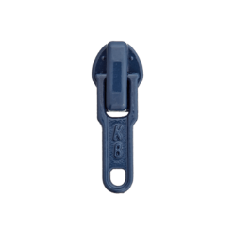 Zipper für Endlosreißverschluss blau 
