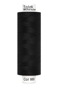 Toldi Maschinennähgarn 500m schwarz 