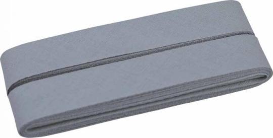 Schrägband 5m Cupon 20mm hellgrau 