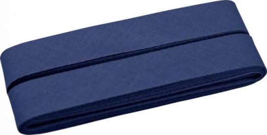 Schrägband 5m Cupon 20mm nachtblau 