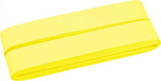 Schrägband 5m Cupon 20mm zitronenelb 