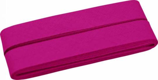 Schrägband 5m Cupon 20mm dunkelpink 