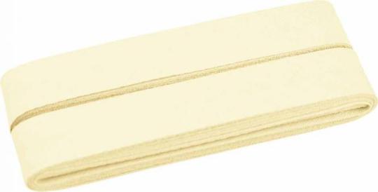 Schrägband 5m Cupon 20mm creme 