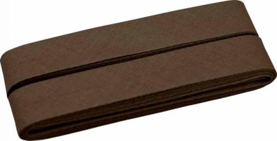 Schrägband 5m Cupon 20mm dunkelbraun 