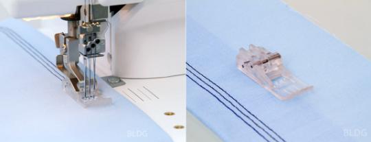 Klarsichtfuß für Babylock Coverstitch 