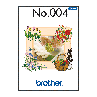 Brother Stickmuster-Kollektion Frühling No. 004 