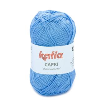 Baumwollgarn Capri Hellhimmelblau 