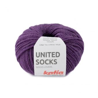 United Socks Sockenwolle für bunte Strümpfe Perlbrombeer 