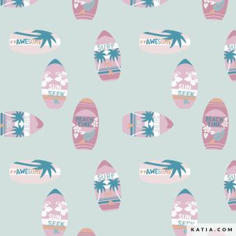 Surf Breeze Jersey von Katia Stoffe 
