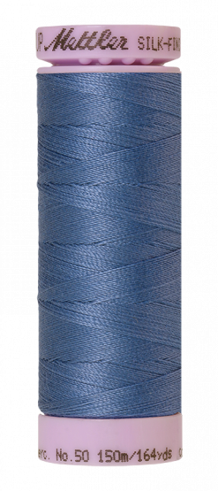 Mettler Silk-Finsih Cotton Baumwollgarn Smokey Blue 