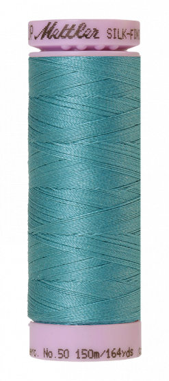 Mettler Silk-Finsih Cotton Baumwollgarn Blue-green Opal 