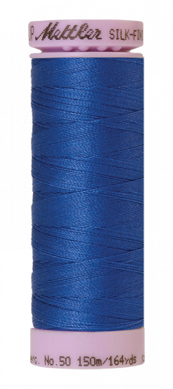 Mettler Silk-Finsih Cotton Baumwollgarn Cobalt Blue 