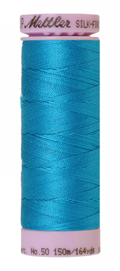 Mettler Silk-Finsih Cotton Baumwollgarn Caribbean Blue 