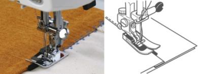 Schattennaht-Quiltfuss für 9 mm AcuFeed 